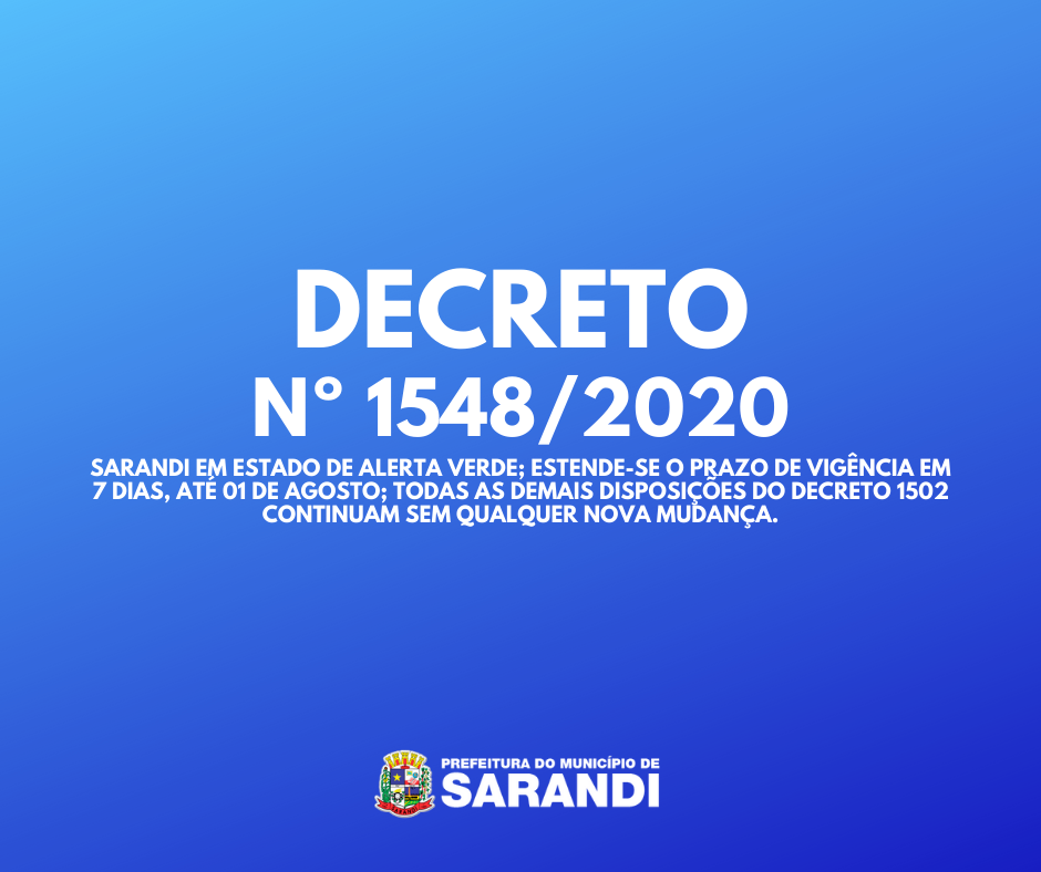 DECRETO Nº 1548/2020